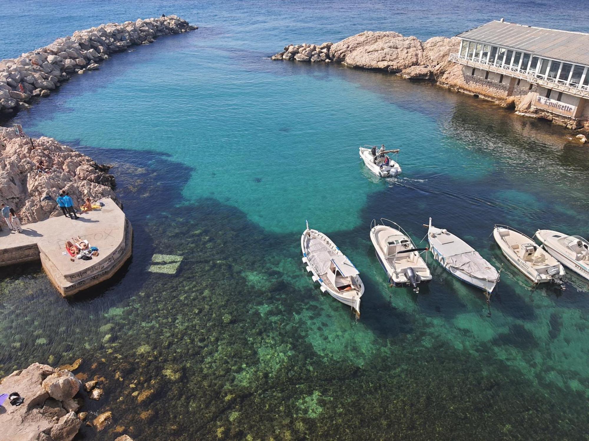 "La Baigneuse" Vallon Des Auffes Marseille Kültér fotó