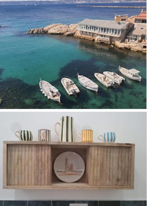 "La Baigneuse" Vallon Des Auffes Marseille Kültér fotó